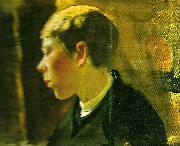 Carl Larsson gosshuvud Sweden oil painting artist